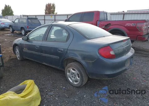 2001 Plymouth Neon Highline from USA, damaged, VIN 1P3ES46C61D178417